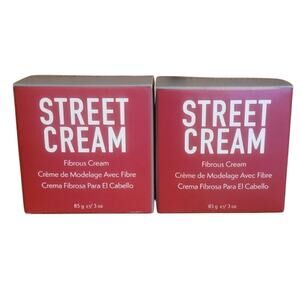 2 Pack Johnny B Street Cream 3 OZ Strong Fiber With A Matte Finish